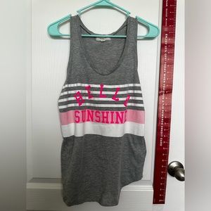 No Comment Sleeveless Shirt Size Small